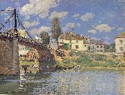 Alfred Sisley Bridge at Villeneuve la Garenne 1872 France oil painting artist